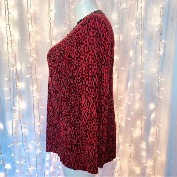 CHARTER CLUB ⭐️ Festive Long Sleeved Sweater Top - Picture 3 of 7